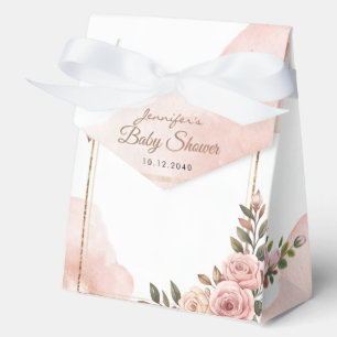 Garden Flowers Baby Shower Favour Boxes
