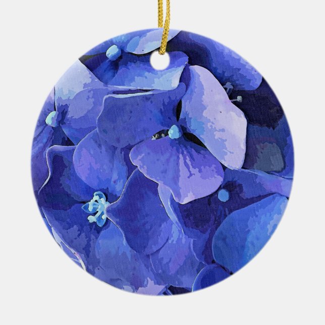 GARDEN FLOWERS CERAMIC ORNAMENT (Front)