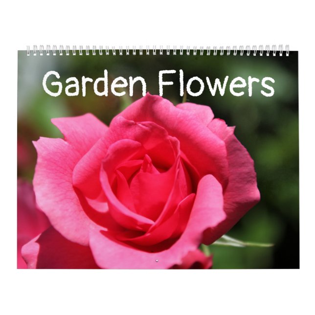 Garden Flowers Photo Art Calendar (Cover)
