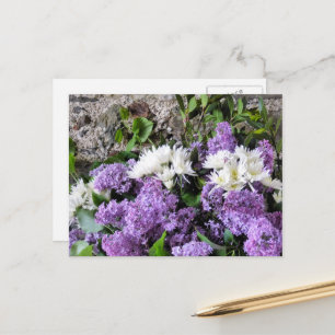 GARDEN FLOWERS POSTCARD