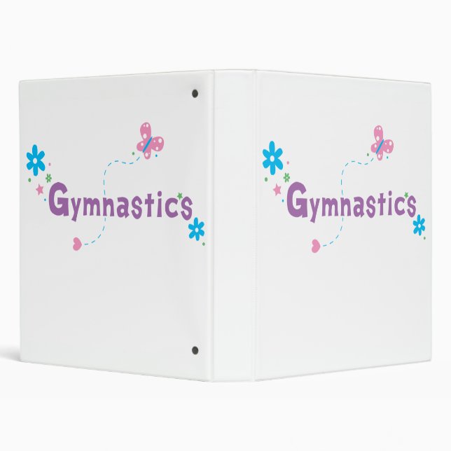 Garden Flutter Gymnastics Binder (Background)