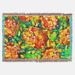 Garden Fresh Patterns Art Throw Blanket