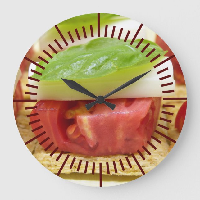 Garden Fresh Treat Large Clock (Front)