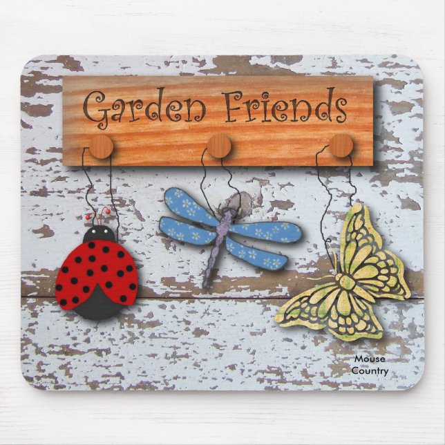 Garden Friends Mousepad (Front)