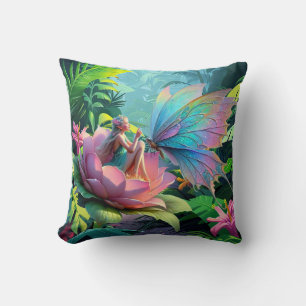 Garden Friends Throw Pillow