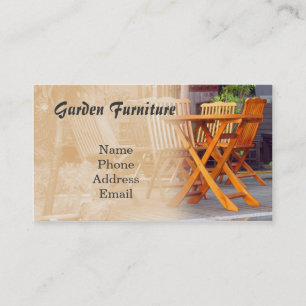 Garden Furniture Business Card