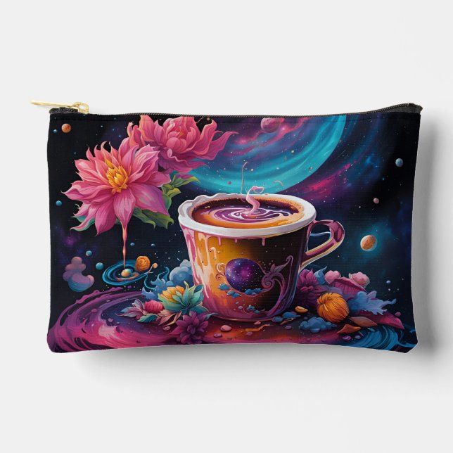 Garden Galaxy Coffee Accessory Pouch (Front)