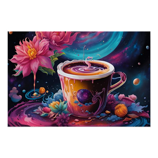 Garden Galaxy Coffee Poster (Front)