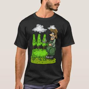 Garden Gardening Prune Middle Finger Prune Hedge G T-Shirt