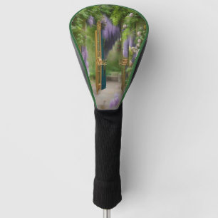 Garden Gate and Wisteria  Golf Head Cover