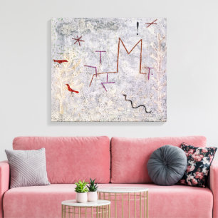 Garden Gate K   Paul Klee   Canvas Print
