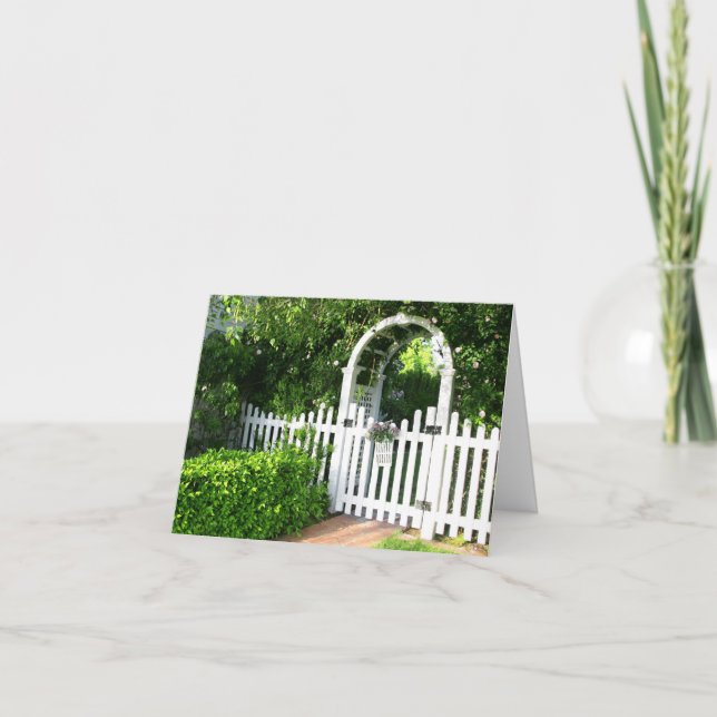 Garden Gate Note Cards (Front)