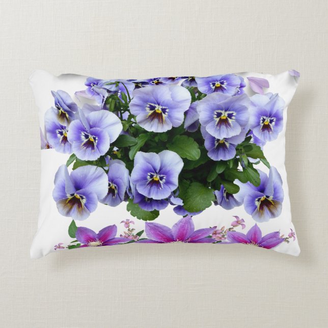 Garden Gathering Accent Pillow (Front)