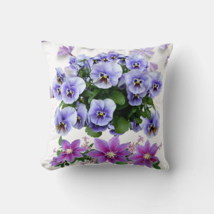 Garden Gathering Throw Pillow