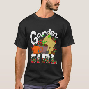 Garden Girl Vegetable Plants Gardening Women T-Shirt
