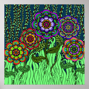 Garden Glow Poster