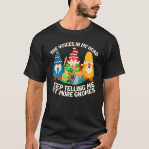 Garden Gnome Gnomies Decoration Gardening Gardener T-Shirt