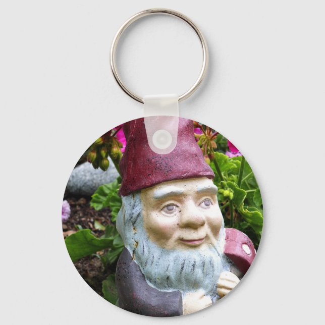 Garden Gnome Keychain (Front)