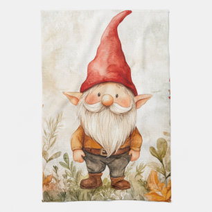 Garden Gnome Kitchen Towel