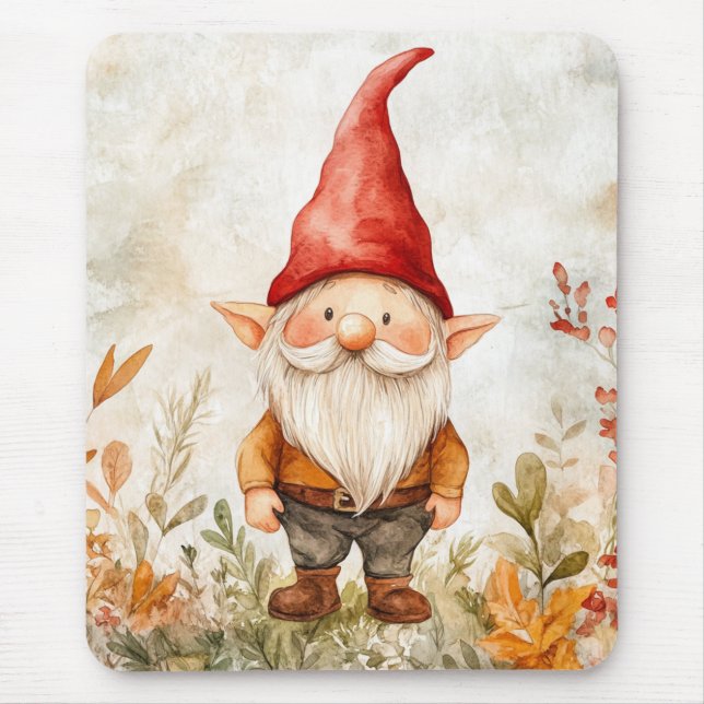 Garden Gnome Mouse Pad (Front)
