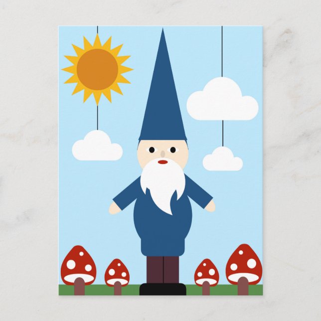 Garden Gnome Postcard (Front)