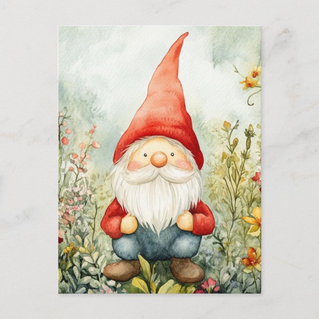 Garden Gnome Postcard (Front)