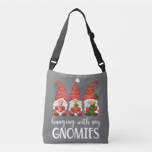 Garden Gnome Pyjamas Christmas - Hanging With My Crossbody Bag