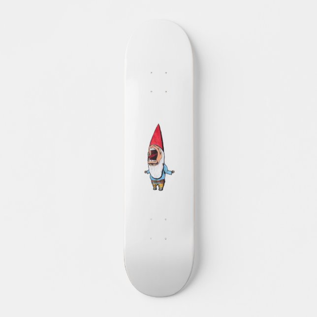 Garden Gnome Slick (no shading) Skateboard (Front)