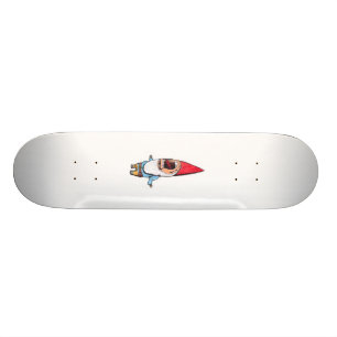 Garden Gnome Slick (no shading) Skateboard