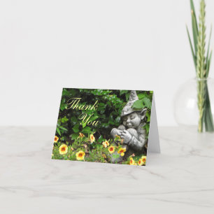 Garden Gnome Thank You Card