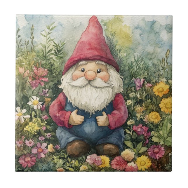 Garden Gnome Tile (Front)