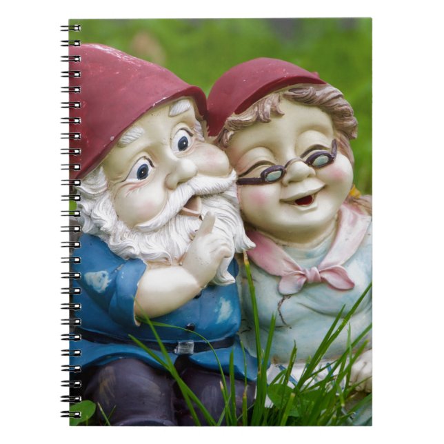Garden Gnomes Couple Notebook (Front)