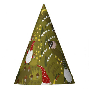 Garden Gnomes: Humourous Flora Fauna. Party Hat