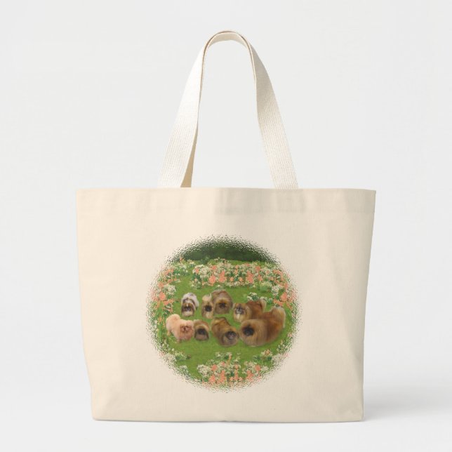 Garden Group Large Tote Bag (Front)