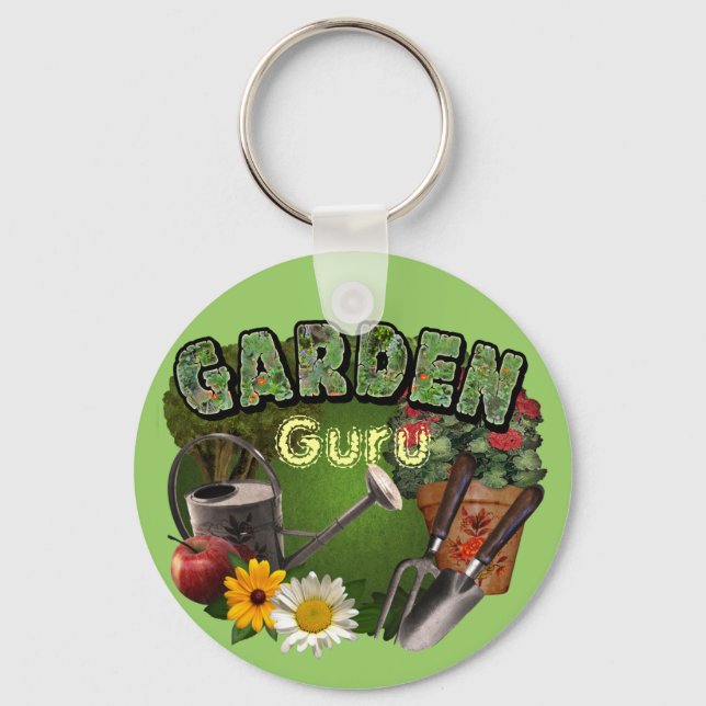 Garden Guru Keychain (Front)