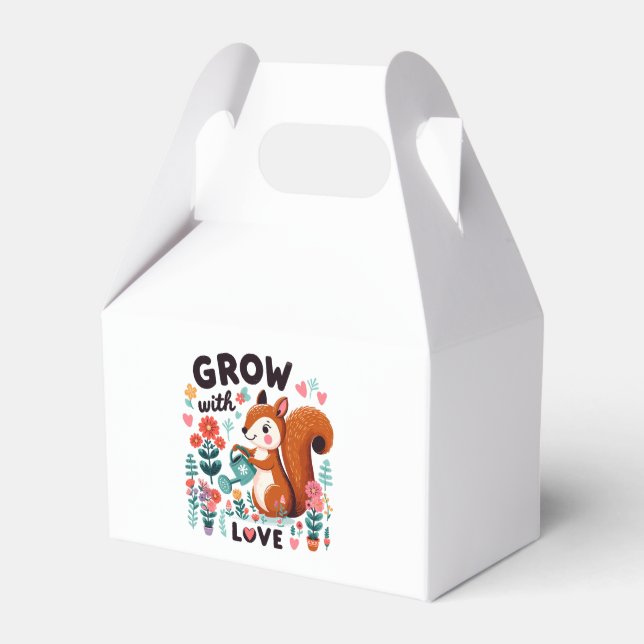 Garden Heartbeat Favor Box (Front Side)