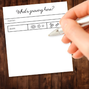 Garden Helper Notepad