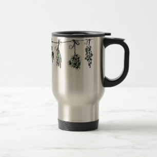 Garden Herbs basil dill oregano thyme sage  Travel Mug