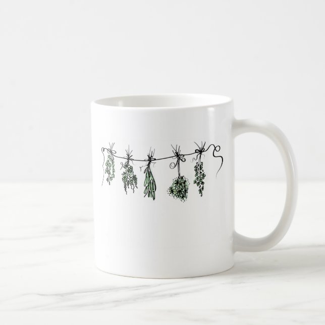 Garden Herbs Coffee Mug (Right)
