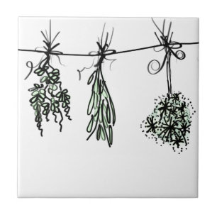 Garden Herbs Tile
