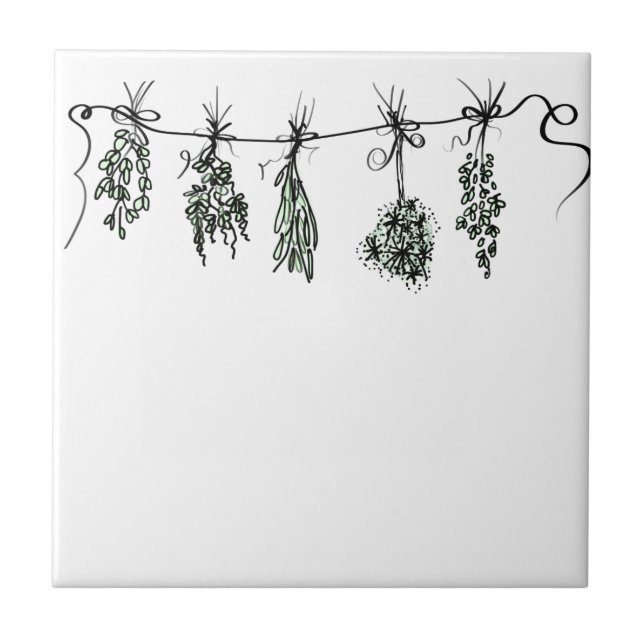 Garden Herbs Tile (Front)