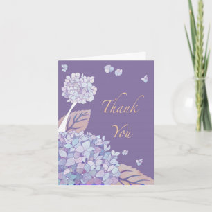 Garden Hydrangeas Thank You Card