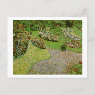 Garden in Auvers (F814) Van Gogh Fine Art Postcard