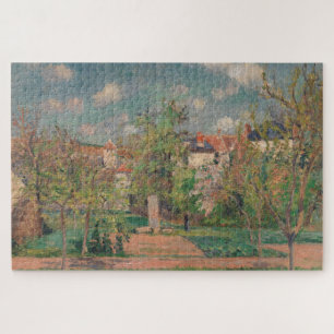 Garden in Full Sunlight, Camille PIssarro, 1876 Jigsaw Puzzle