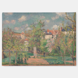 Garden in Full Sunlight, Camille PIssarro, 1876 Magnet