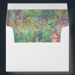Garden in Giverny by Claude Monet Envelope<br><div class="desc">Claude Monet - Garden in Giverny. Beautiful impressionism painting of a garden in Giverny by Claude Monet.</div>