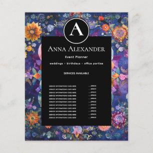 Garden in Motion   Floral Mandala Design Flyer