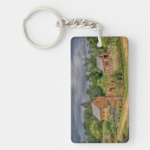 Garden in the Adirondacks Keychain