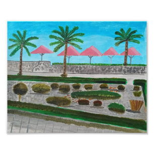 Garden in the compound print