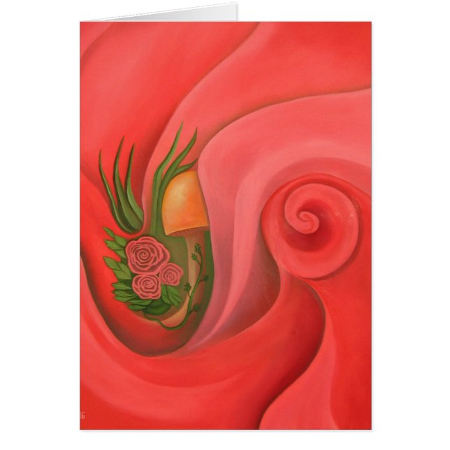 Garden in the Rose Card (Front)